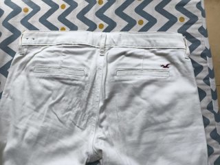 Pantalón Hollister n27 blanco mujer