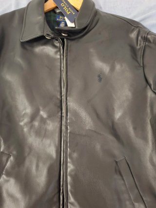 Chaqueta de piel ralph lauren