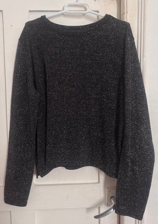 Jersey H&M Gris Brillante Talla M