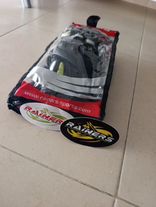 Guantes Moto Rainers Maxcold Negros y Verdes (Flúo