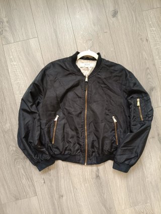 Chaqueta Zara Basic Negra Talla L