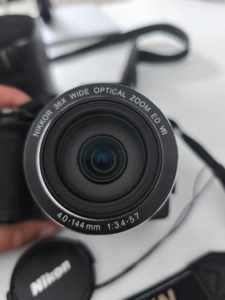Cámara Nikon Negra
