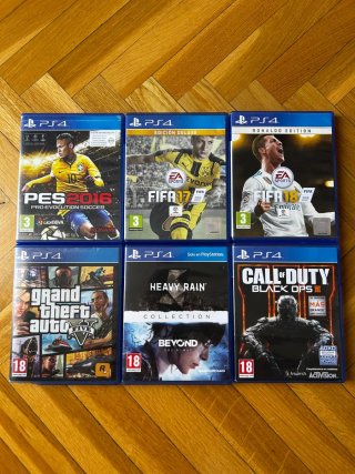 PS4 1TB + 2 Mandos + GTA V y 5 Juegos + Base Carga
