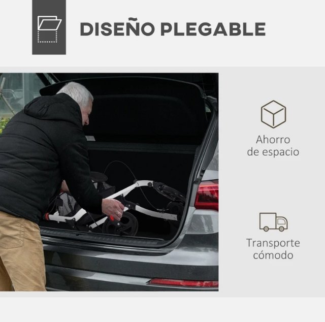 Deambulatore pieghevole per anziani