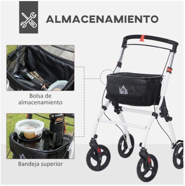 Deambulatore pieghevole per anziani