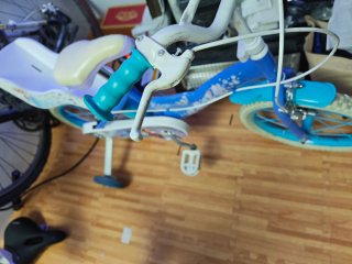 Bicicleta infantil azul Frozen