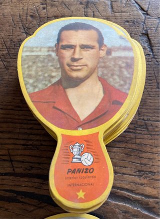 Pay-pay jugadores fútbol; Años 50.