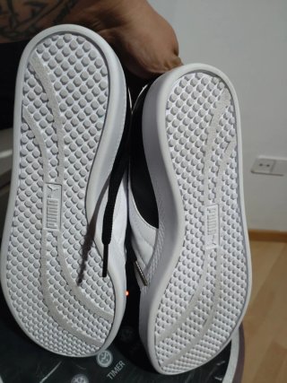 Zapatillas Puma Mujer Negras y Blancas