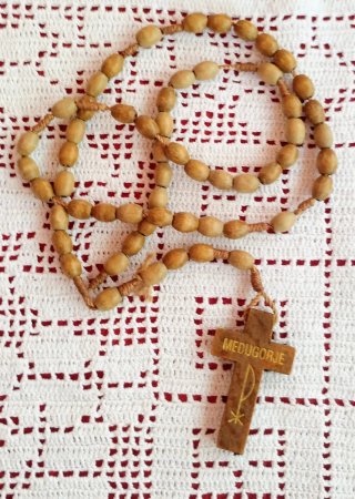Rosario Medjugorje + Braccialetto Legno sconto 10%