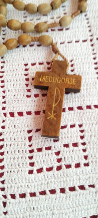 Rosario Medjugorje + Braccialetto Legno sconto 10%