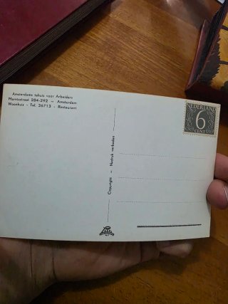 Cartolina Amsterdam Rijksmuseum anni 40/50