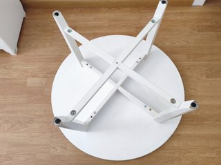 Mesa de centro redonda IKEA KRAGSTA blanca
