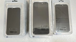 3x Pellicole Privacy Vetro iPhone 16 Pro Max