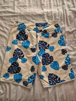 Costume da bagno Bear uomo fantasia foglie