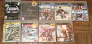 Pack 8 Videojuegos PS3: Uncharted, FIFA 14, Far Cr