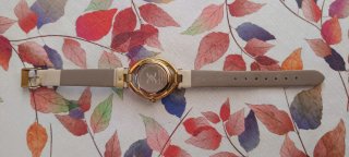 Reloj Daniel Klein Beige y Dorado