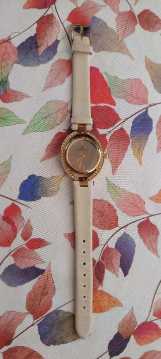Reloj Daniel Klein Beige y Dorado