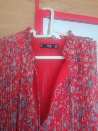 Vestido Mango largo estampado floral Talla M