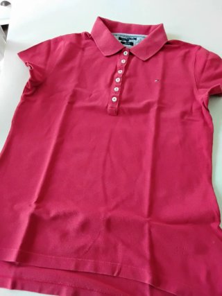 Polo Tommy Hilfiger Talla M Rosa