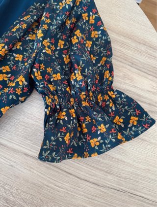Vestido Saboskirt floral azul