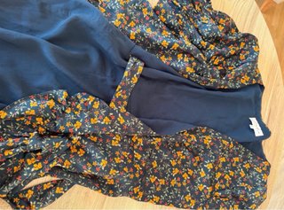 Vestido Saboskirt floral azul