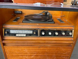 Tocadiscos Vintage Madera Roselson