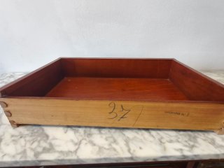 Conjunto Cómoda y Mesita Luis XV Mármol
