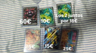 Cartas Pokémon: Gholdengo, Skeledirge, Jolteon, et