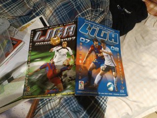 Álbumes cromos Liga 2006-2007 y 2007-2008