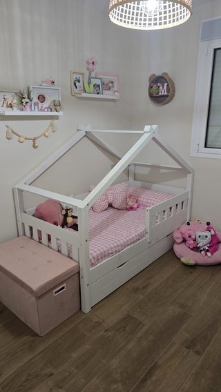 Cama Montessori Infantil Blanca
