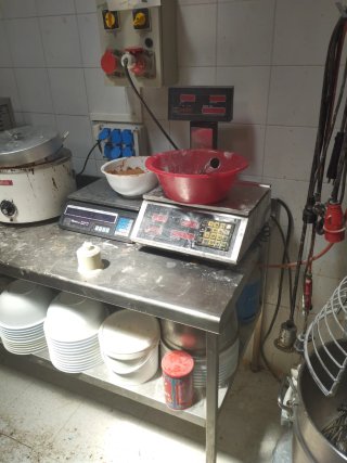 Obrador de pastelería.