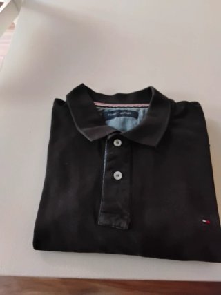 Polo Tommy Hilfiger negro