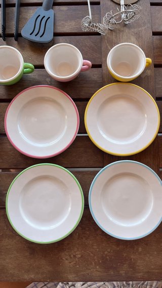 Set vajilla porcelana de juguete para niños