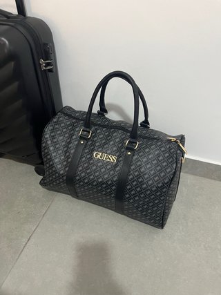 Bolsa de viaje Guess negra