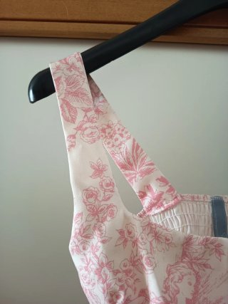Top infantil estampado rosa