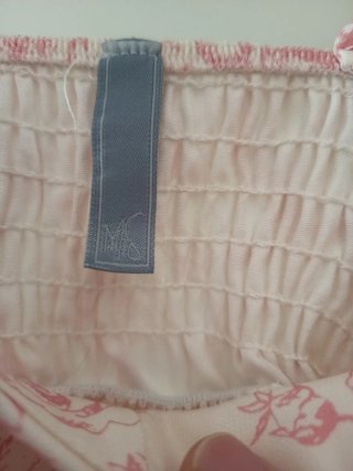 Top infantil estampado rosa