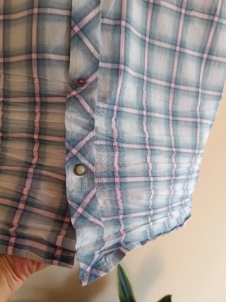 Camicia quadri Levis vintage rara crumoled effect