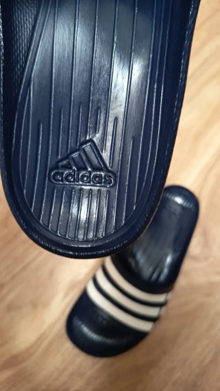 Ciabatte Adidas Blu e Bianco