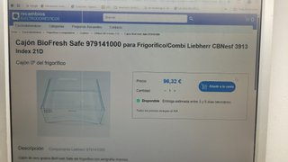 Cajones Nevera Liebherr