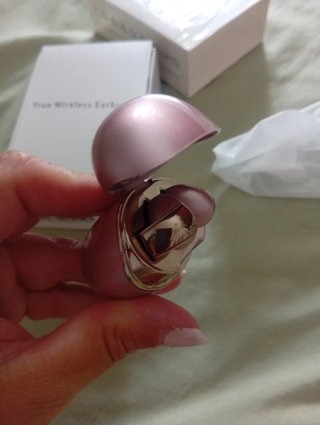 Auriculares Bluetooth True Wireless rosa metalizad