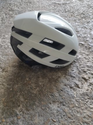 Casco DPV Blanco Bici Carretera
