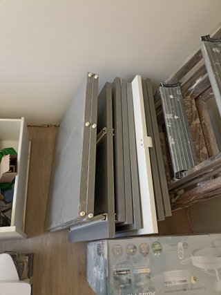Armario VISTHUS IKEA Blanco y Gris