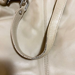 Gave Lux Borsa a Tracolla Taupe Beige Chiaro Pelle