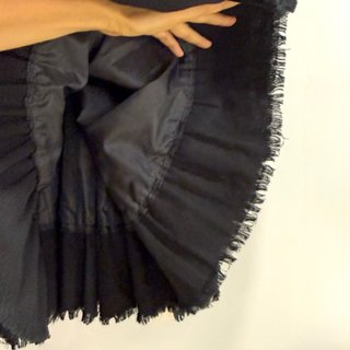 Talla L - Annabella Vestido negro vintage