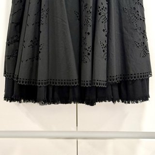 Talla L - Annabella Vestido negro vintage