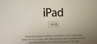 iPad Apple Nero