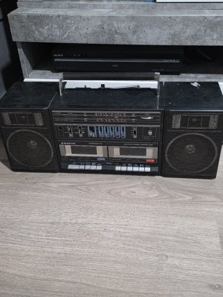 Radio Cassette Sanyo Doble Funciona Bien