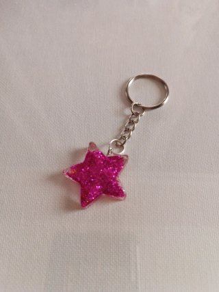 Llaveros Estrella Resina