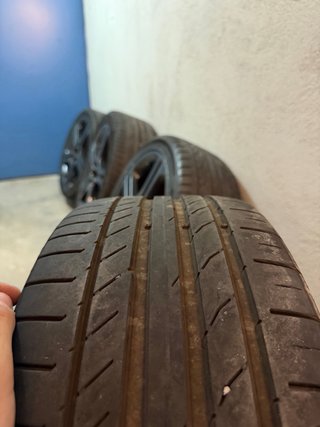 Llantas ibiza 6l fr con neumáticos