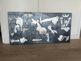 Cuadro Guernica Metal Madera